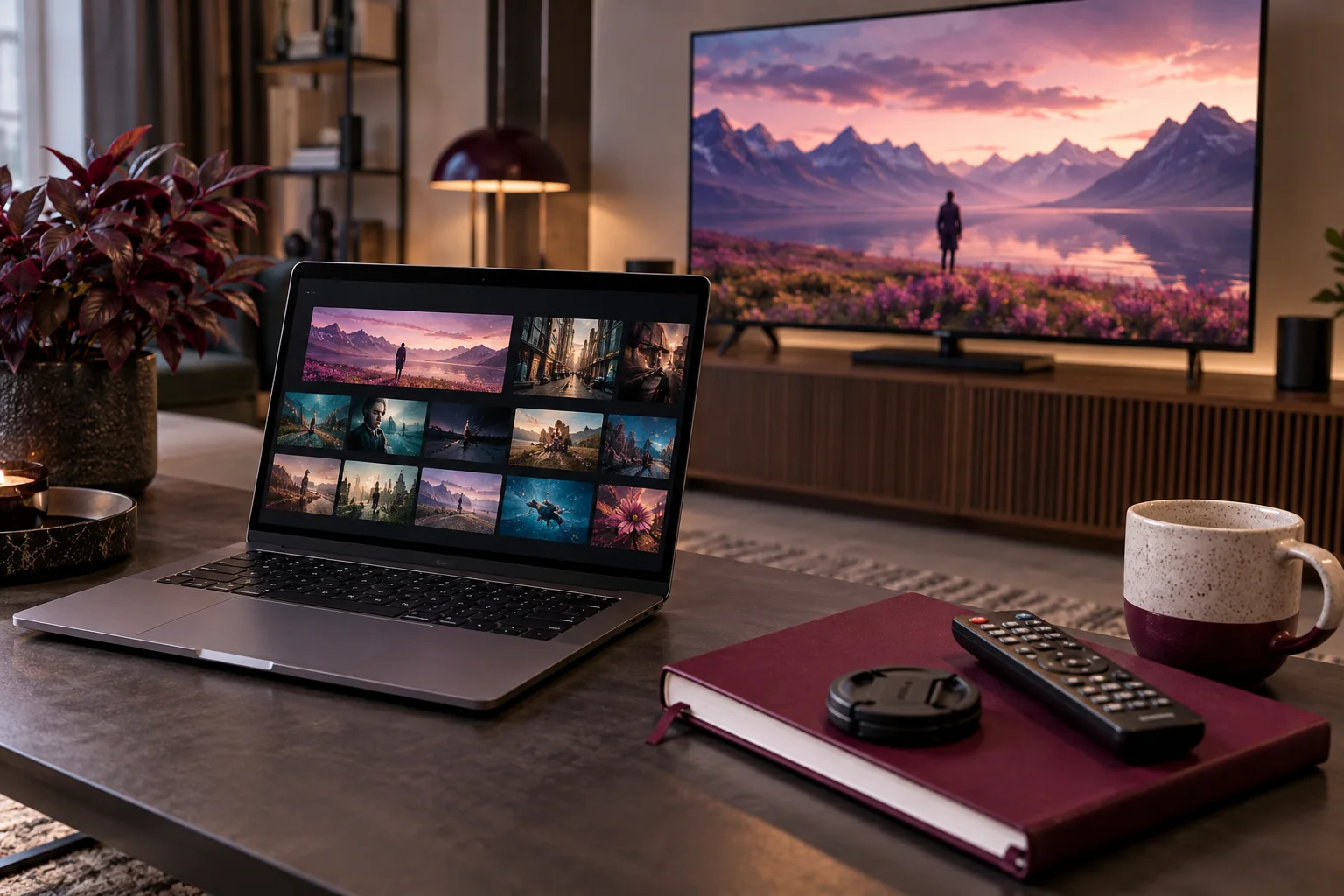 IPTV Hamburg: Redaktioneller Arbeitsplatz mit IPTV-Technik