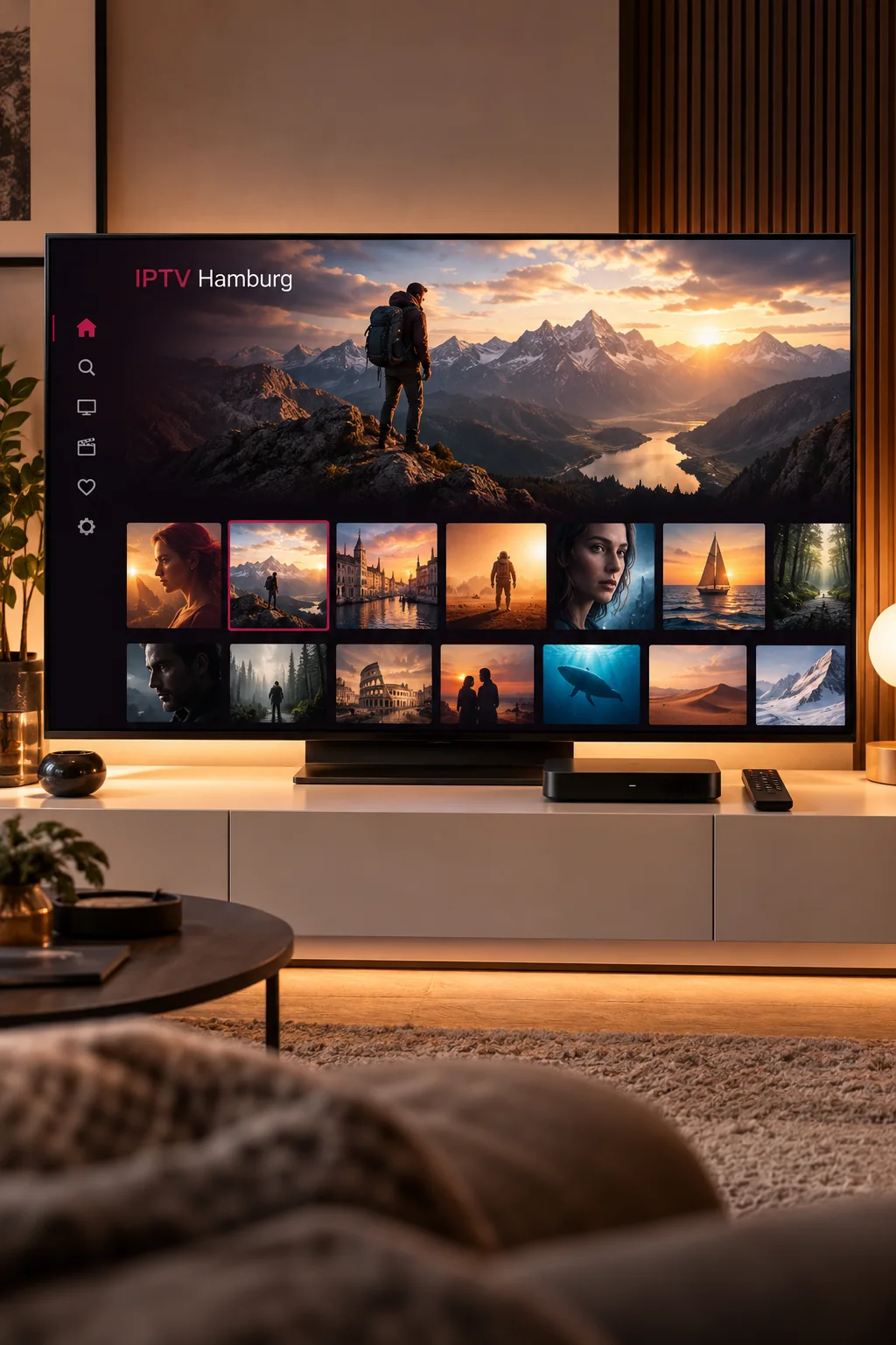 IPTV Hamburg: IPTV-Fernseher mit originalem Live-TV- und VOD-Angebot