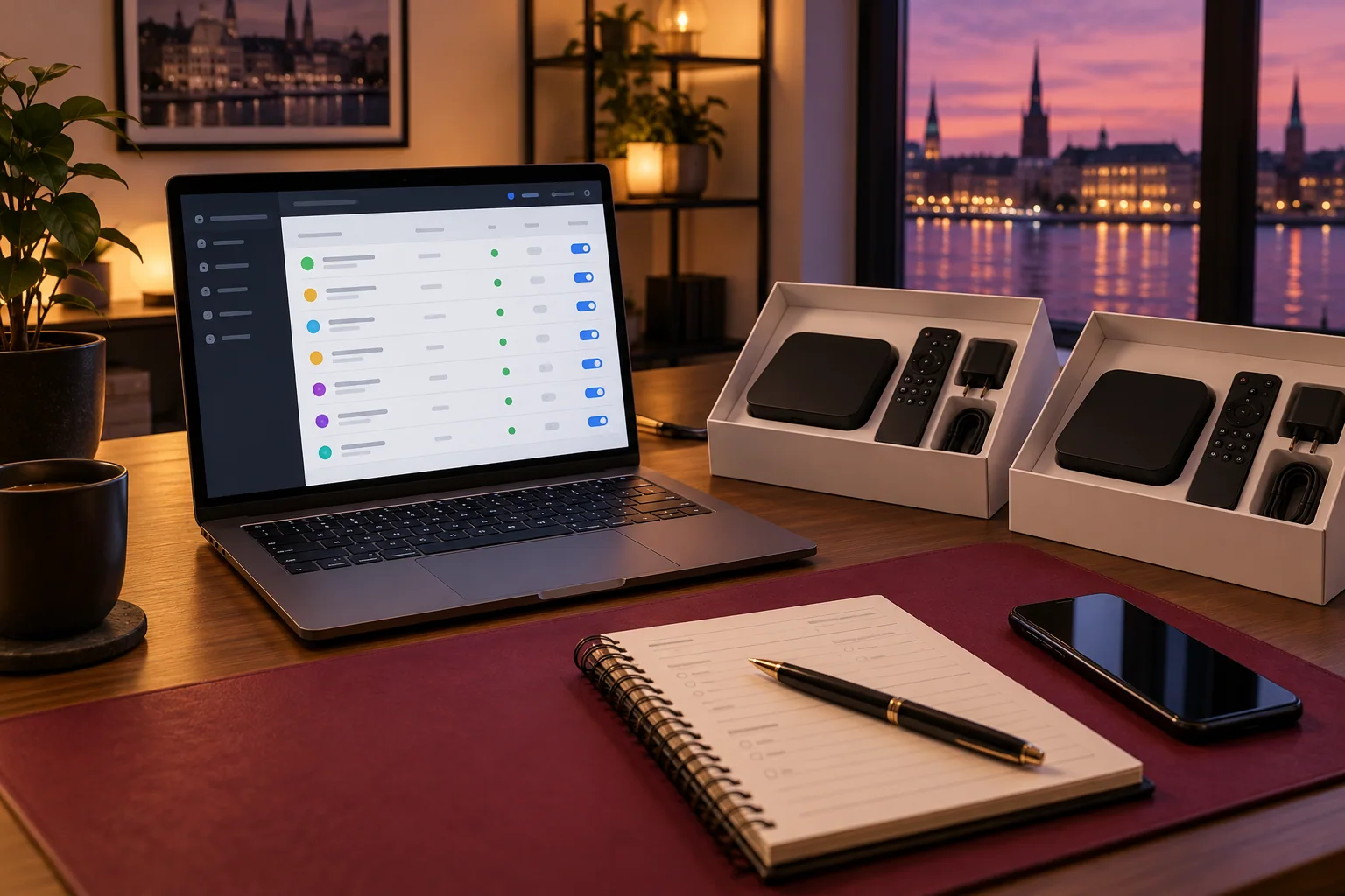 IPTV Hamburg: Arbeitsplatz zur Planung eines IPTV-Reseller-Angebots
